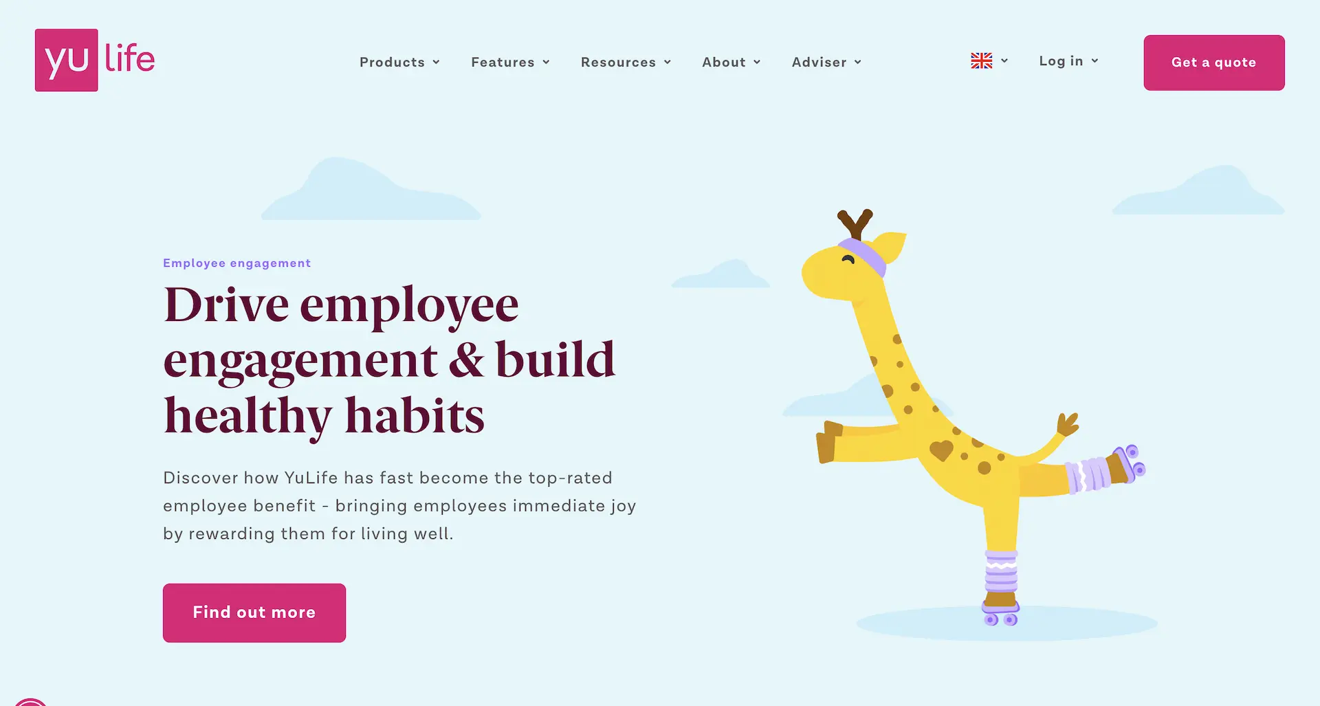 YuLife website made with React Bricks
