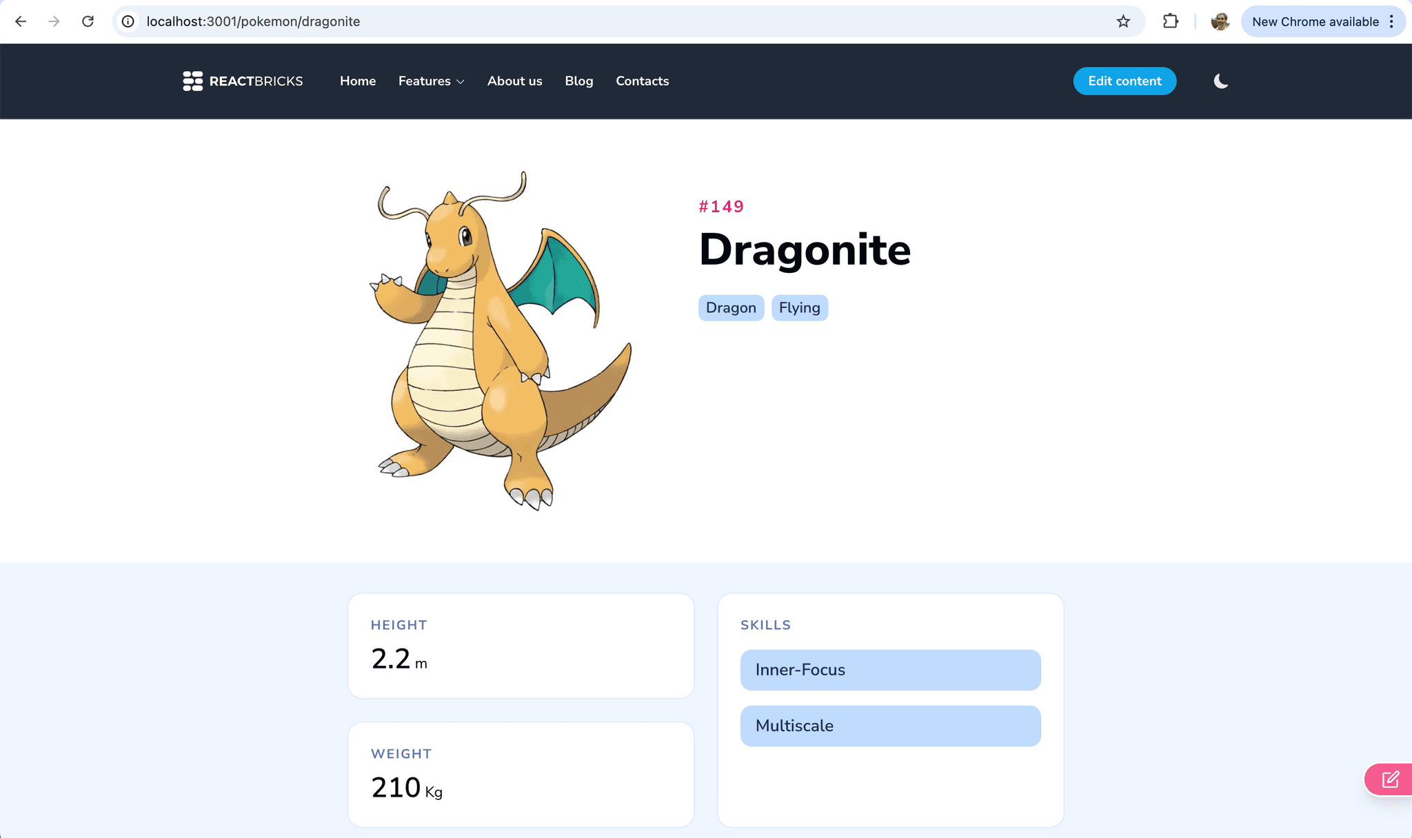 Pokemon frontend example